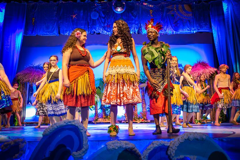 Students perform Moana, Jr.